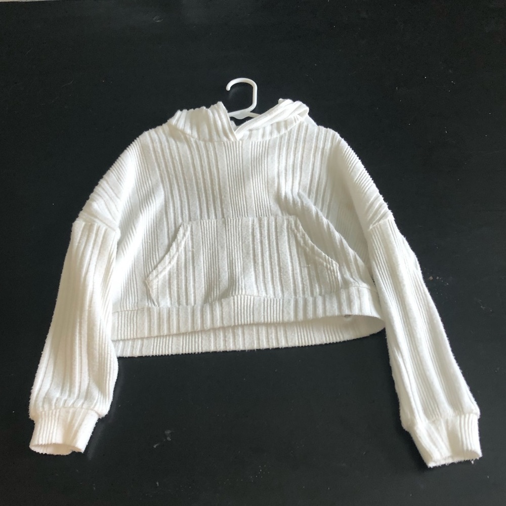 Girls white hoodie